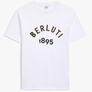 BERLUTI ベルルッティ カレッジ ロゴ Tシャツ Lサイズ 定価 108,900円 R25JRS105-JAEK