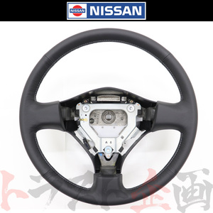 日産 ステアリング ハンドル シルバーステッチ スカイライン GT-R BNR34 00/08- 48430-AB005 純正品 ニッサン (663111647