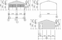 アメリカンガレージ　シルバーグレー 9M x 6M x2.4m リモコン付き電動シャッター付属 自社ユニック車有り 7月初旬入荷　③_画像7