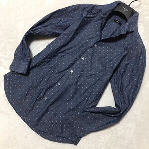 ヒューゴ ボスHUGO BOSS ボタンダウン 長袖シャツ ネイビー ブルー シャツ トップス 紳士服 メンズ S〜M