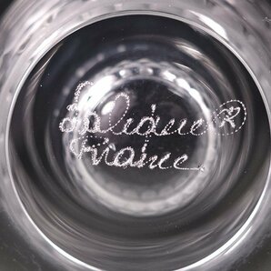 ∇花∇【ラリック/LALIQUE】 1930年発表 高級クリスタルガラス ブルグイユ(Bourgueil) ワイングラス 廃盤につき入手困難の画像2