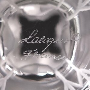 ∇花∇【ラリック/LALIQUE】 2009年発表 高級クリスタルガラス バージニア(Virginia) 孔雀文コンポート 直径22cm 廃盤につき入手困難の画像3