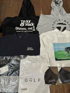 TaylorMade 9点セット フーディー パーカー スウェット マスク ゴルフボール Tシャツ マスク テーラーメイド