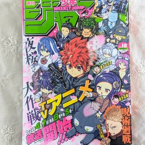 美品★週刊少年ジャンプ 2024年 18号 夜桜さんちの大作戦 ワンピース アオのハコ SAKAMOTODAYS  応募券付きの画像1