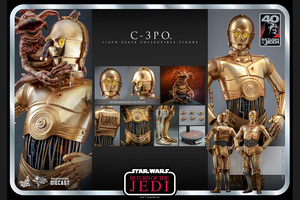 即決★ウォッチ多し★2024年4月新品★ ホットトイズ Ｃ-３ＰＯ ムービーマスターピース スター・ウォーズ エピソード６ ジェダイの帰還 1/6