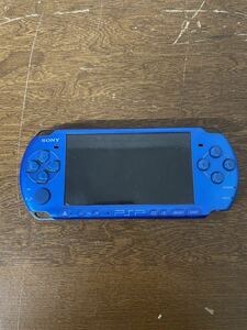 *SONY Sony PSP PlayStation портативный PlayStationPortable голубой PSP-3000 аккумулятор имеется работоспособность не проверялась текущее состояние товар 