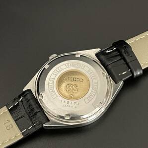 ☆名品☆グランドセイコー/Grand Seiko/5646-7010/デイデイト/自動巻/35㎜/メンズ腕時計/ハイビート/黒/ブラック/動作良好の画像8