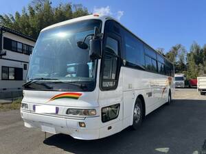 animation equipped! selling out! H8 year Mitsubishi Fuso aero bus 60 number of seats 17.73L diesel 6 speed MT engine good condition! Saga Fukuoka 