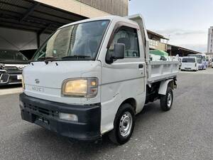 動画有！売り切り！H12年 ダイハツ ハイゼット ダンプ 4WD HIJET 土砂禁 PTO 5速MT エンジン好調！佐賀福岡