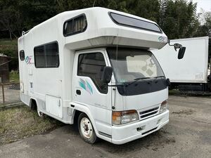  selling out!H12 year Isuzu Elf camper . member shop member 9 person diesel AT submergence car Saga Fukuoka 