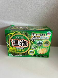 温包 炭酸湯 アース製薬　こだわり森