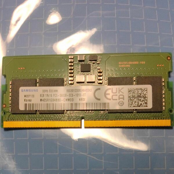 SO-DIMM メモリ DDR5 5600 8GB