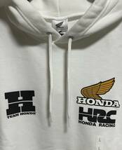 GU ジーユー HONDA ホンダ メンズ スウェット プルパーカ パーカ パーカー フーディ ホワイト Lサイズ 人気完売品・新品・未使用品・タグ付_画像2