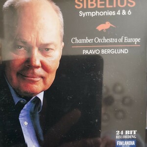 CD　シベリウス交響曲第４番第６番　ヨーロッパ室内管弦楽団　パーブォ・ベルグルンド指揮