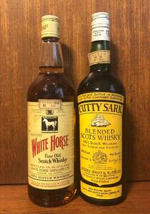 特級 ホワイトホース カティサーク 古酒 未開栓 スコッチ ブレンデッド ウイスキー 