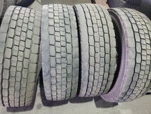 265/70R19.5 140/138J ミックス オールシーズン バリ山！良品 4本 2022年製2本 2021年製2本 DUNLOP SP680 ダンロップ_画像1