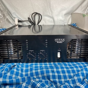 プロ用アンプを家庭で パワーアンプ HYFAX PR-8023  完動品【3ヶ月保証】の画像1