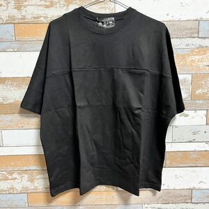 メンズ　半袖Tシャツ　胸ポケット　黒　シンプル　a