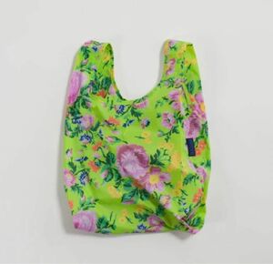 エコバッグ BAGGU baby 花柄 エコバッグ リバティ フラワー ライムローズ