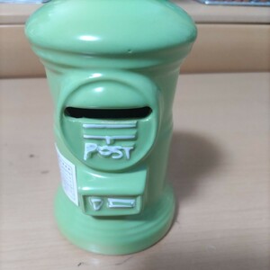 貯金箱　昭和　昔ながら懐かしい　郵便ポスト　コレクション　陶器製　未使用　レトロ