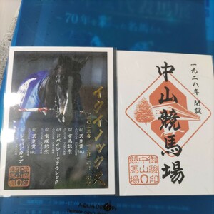 JRA　御駿印　中山競馬場　イクイノックス引退記念　未使用　2枚セット　プリントサイン　カードコレクション　競馬　ウマ娘　御朱印