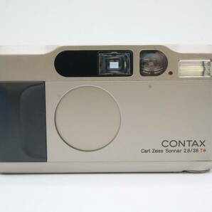 CONTAX T2D チタンシルバー Sonnar 38mm F2.8 T* コンタックス AF carl zeiss 標準バック付き の画像1