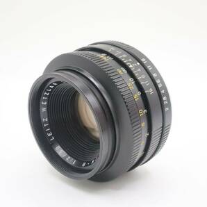 LEICA ライカ SUMMICRON-R 50mm F2 ズミクロン フィルムカメラ LEITZ WETZLAR レンズフード12564 レンズフィルター14160 レンズ専用ケースの画像9