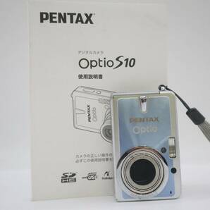 PENTAX Optio S10 ペンタックス オプティオ コンデジ 動作品 動作確認済み バッテリー付き 充電器付きの画像1