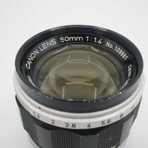 Canon 7s レンジファインダーカメラ CANONレンズ 50ｍｍ F1.4 Lマウントフィルムカメラの画像9