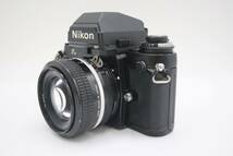 Nikon F3 HP Ai 50mm F1.4 ブラックボディ 166万台番 ハイアイポイント 一眼 動作確認済み 000901_画像2