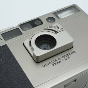 MINOLTA TC-1 G-ROKKOR 28mm F3.5 ミノルタ AFコンパクトフィルムカメラの画像5