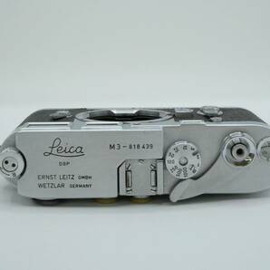 Leica ライカ M3 ダブルストローク 81万番台 ボディ Mマウント レンジファインダー フィルムカメラ 動作確認済みの画像7