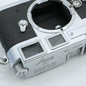 Leica ライカ M3 ダブルストローク 81万番台 ボディ Mマウント レンジファインダー フィルムカメラ 動作確認済みの画像5