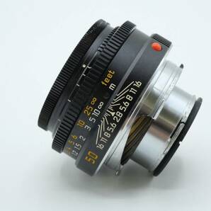 Leica ELMAR-M ライカ エルマー 50mm f2.8 レンズフード レンズフィルター付き 12550 13131 美品の画像4