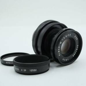 Leica ELMAR-M ライカ エルマー 50mm f2.8 レンズフード レンズフィルター付き 12550 13131 美品の画像1