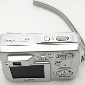 動作品 SANYO サンヨー Xacti DSC-S3型 コンパクトデジタルカメラ シルバー （M7287）の画像7