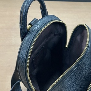 コーチ COACH リュックサック 997 - レザー 黒 美品 バッグ（M6872）の画像4