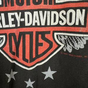 HARLEY DAVIDSONTシャツ×2 ビンテージ M ハーレーダビッドソン半袖Tシャツ 2枚セットの画像3