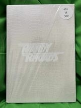 ランディ・ローズ（Randy Rhoads）500冊限定写真集（サイン入り）_画像1