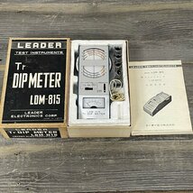 9250 LEADER リーダー電子 Tr DIP METER LDM-815 ディップメータージャンク品_画像1