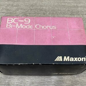 6564 アナログコーラス Maxon BC-9 Bi-mode Chorus マクソン エフェクター 箱 取説付き ジャンク品の画像9
