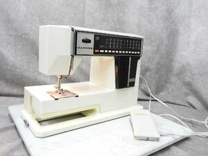 〇【神殿店】JANOME ジャノメミシン MEMORIA メモリア MODEL 5001 フットペダル・ケース付き 　〇ジャンク〇