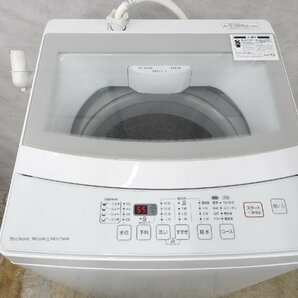 〇 NITORI ニトリ NTR60 全自動洗濯機 ガラストップ ホワイト 6kg 2019年製 〇中古〇の画像3