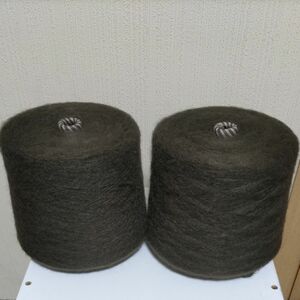 工業用糸 モヘア毛糸 オリーブ