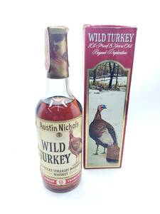 未開栓 WILD TURKEY 8YEARS OLD 101PROOF ワイルドターキー 8年 101プルーフ 750ml 50.5％ 古酒 箱付