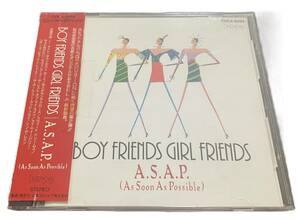 Q-234 CD中古　A.S.A.P(As Soon As Possible) BOY FRIENDS GIRL FRIENDS ユーミンカバー曲多数