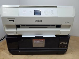 ☆EPSON　EP-710A EP-806AB インクジェット複合機　プリンター　ジャンク品　2台まとめて　１円スタート！　エプソン