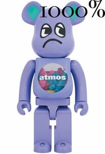 【新品】メディコムトイ ベアブリック BE@RBRICK atmos×BADMOOD 1000％