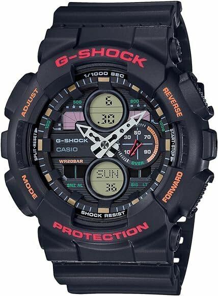 CASIO カシオ G-SHOCK Gショック 腕時計 ブラック レッド GA-140-1A4JF