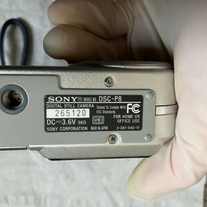 動作確認済み SONY ソニー Cyber-shot サイバーショット DSC-P8 コンパクトデジタルカメラの画像6